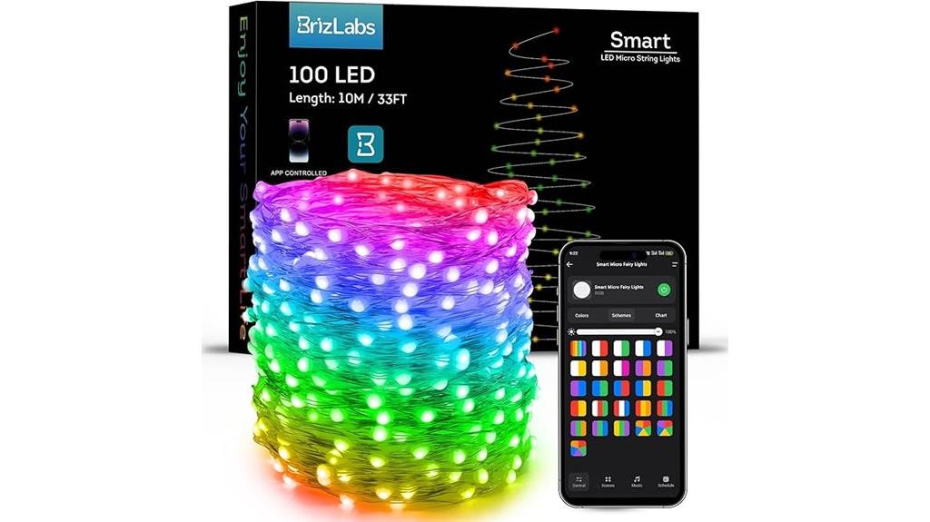 33ft rgb fairy lights