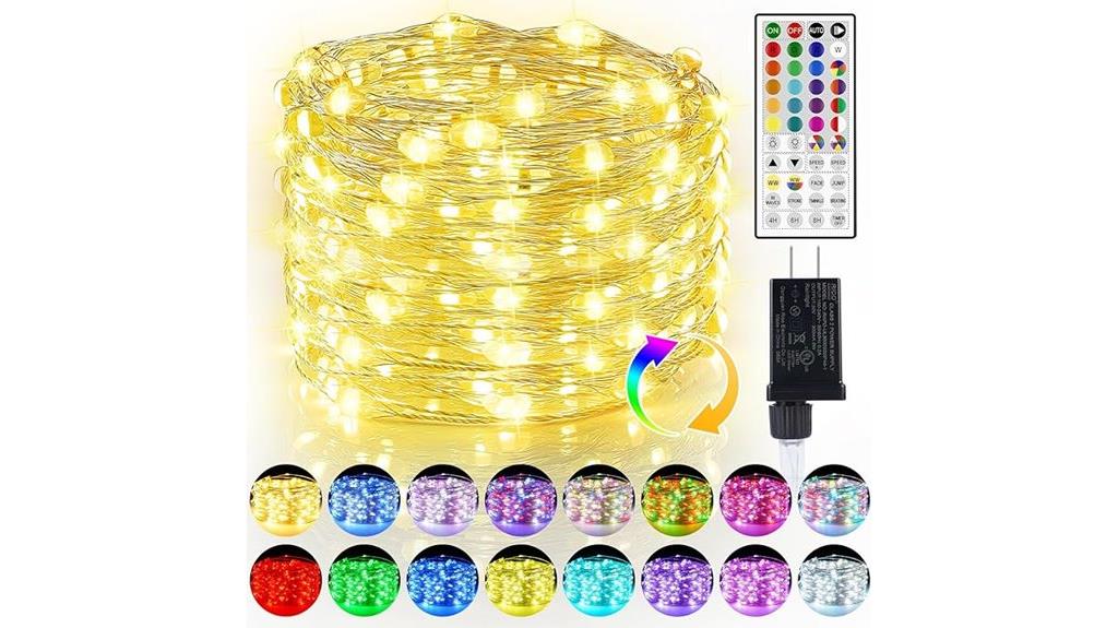 50ft rgb string lights