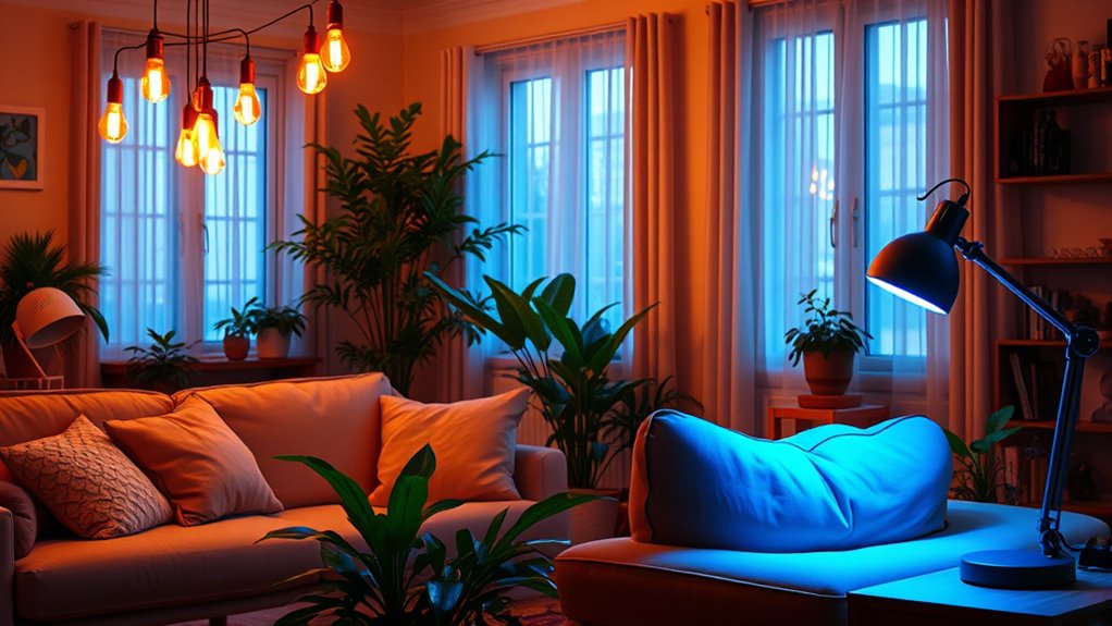adjust lighting for mood
