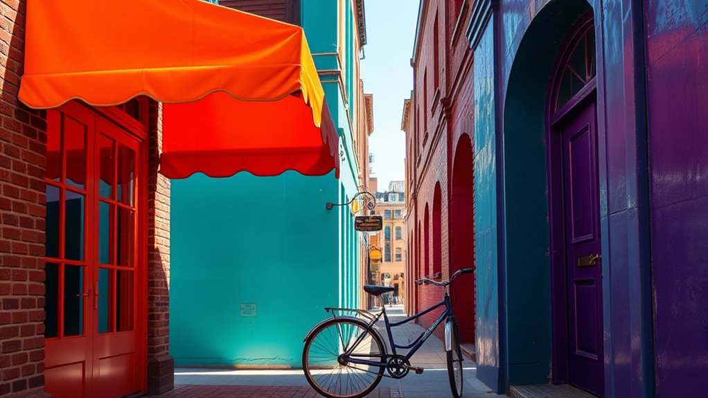 balanced vibrant color harmony