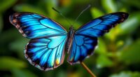 blue morphic butterfly s photonic crystals