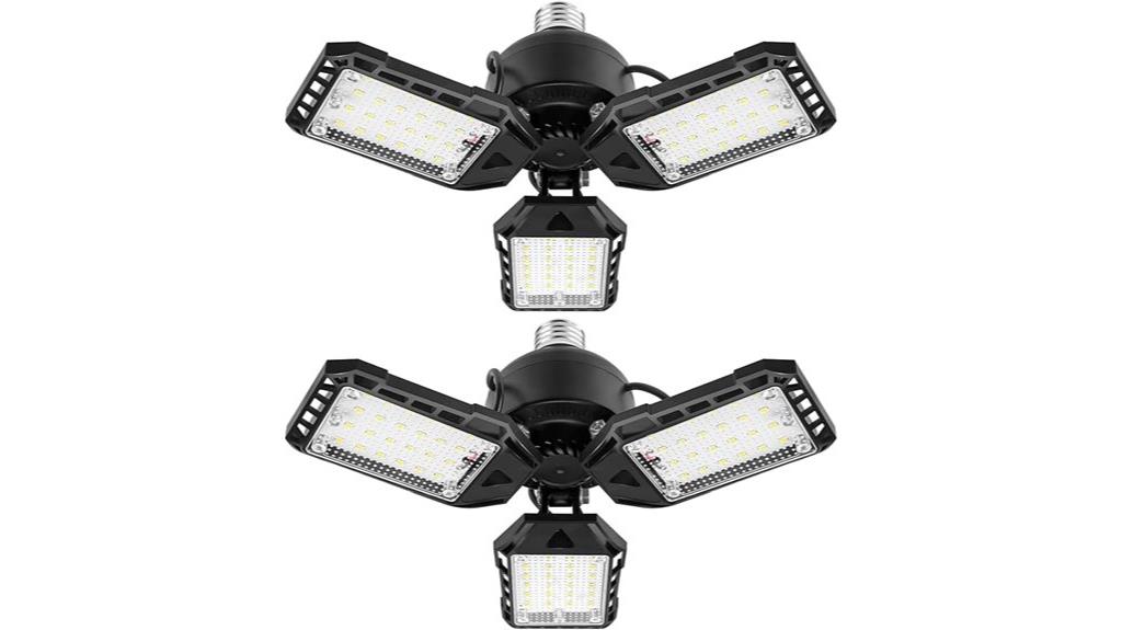 bright 80w garage lighting