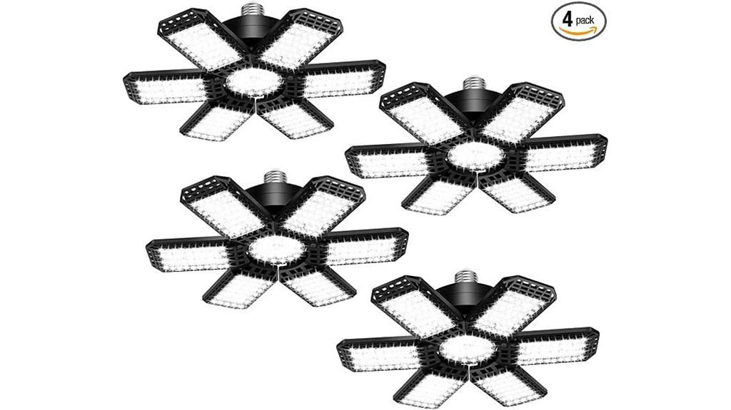 bright deformable garage lighting