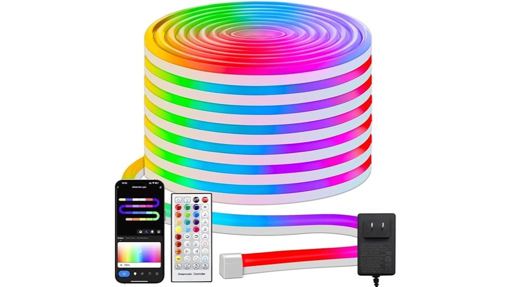 color changing neon rope
