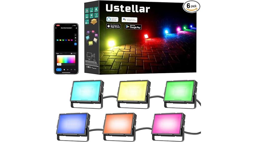color changing outdoor floodlight
