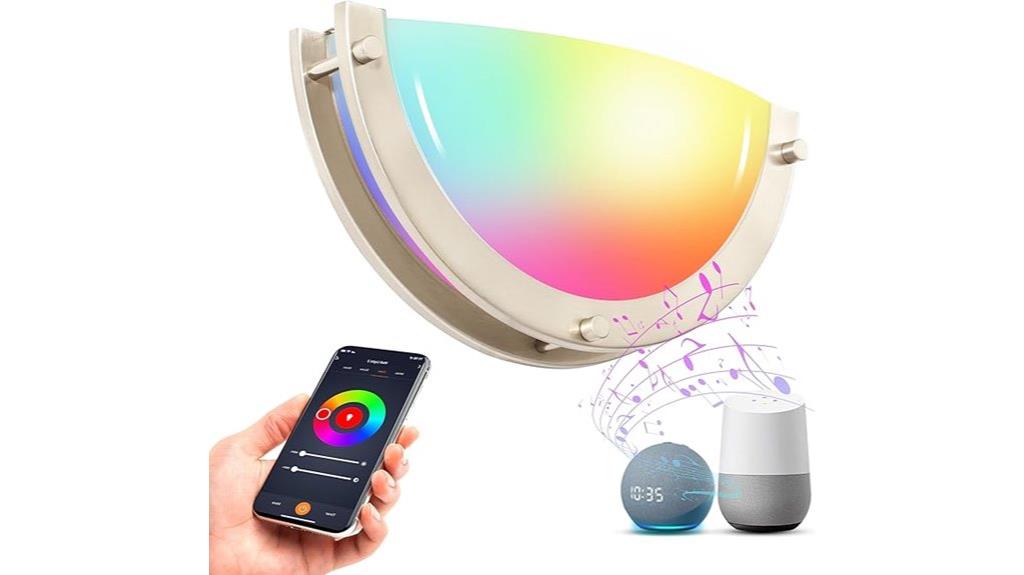 color changing wifi wall light