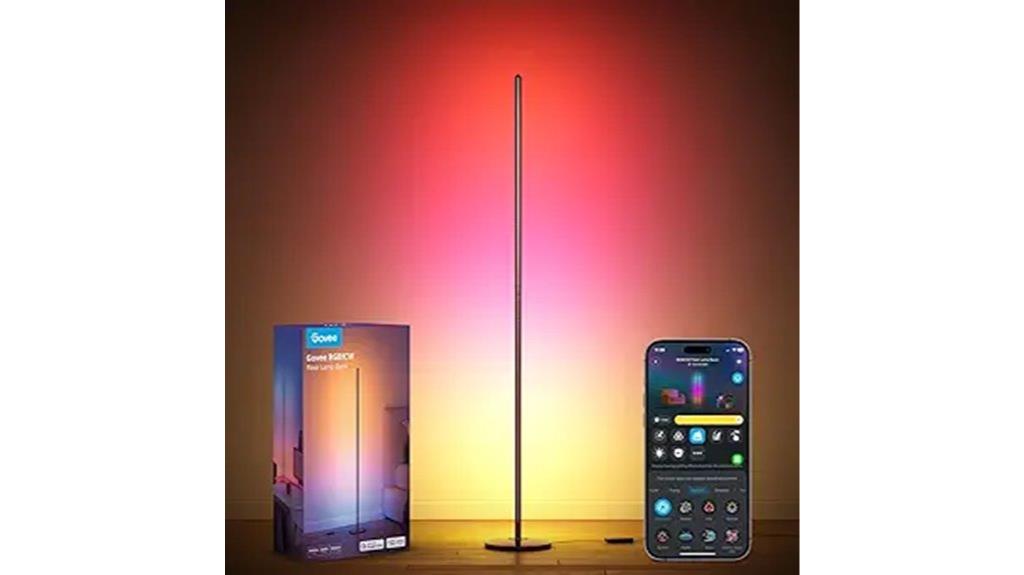 colorful led floor lamp