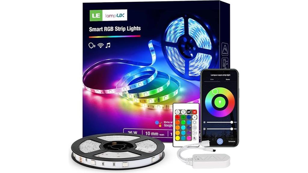 colorful music sync lighting
