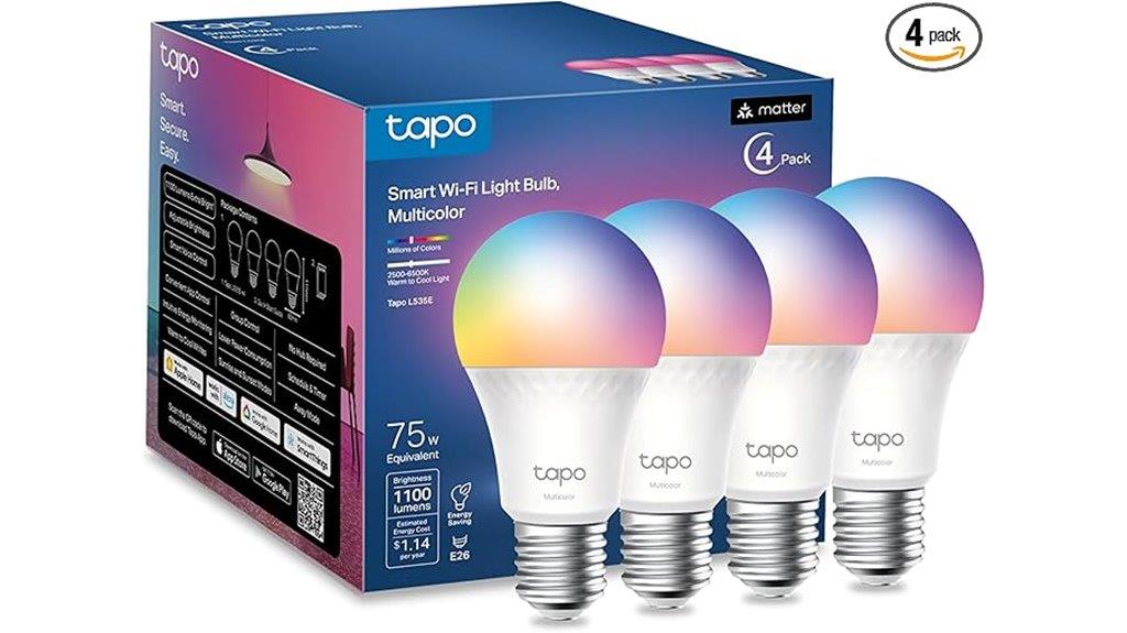 colorful wifi light bulbs