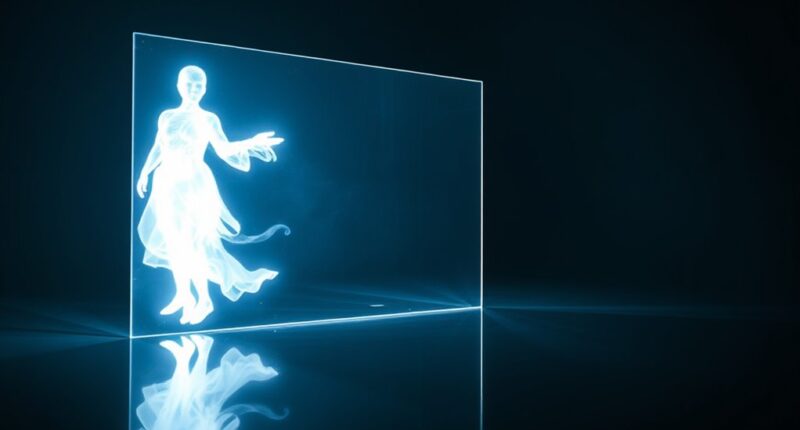 create a pepper s ghost hologram