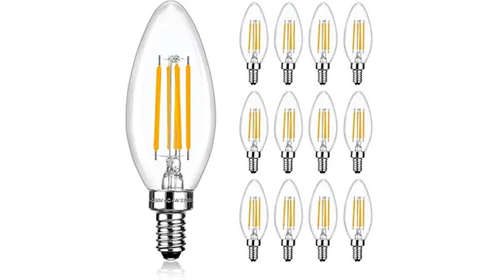 dimmable e12 led set