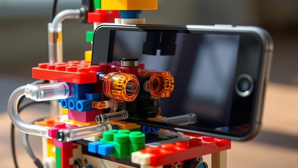diy lego smartphone spectrometer