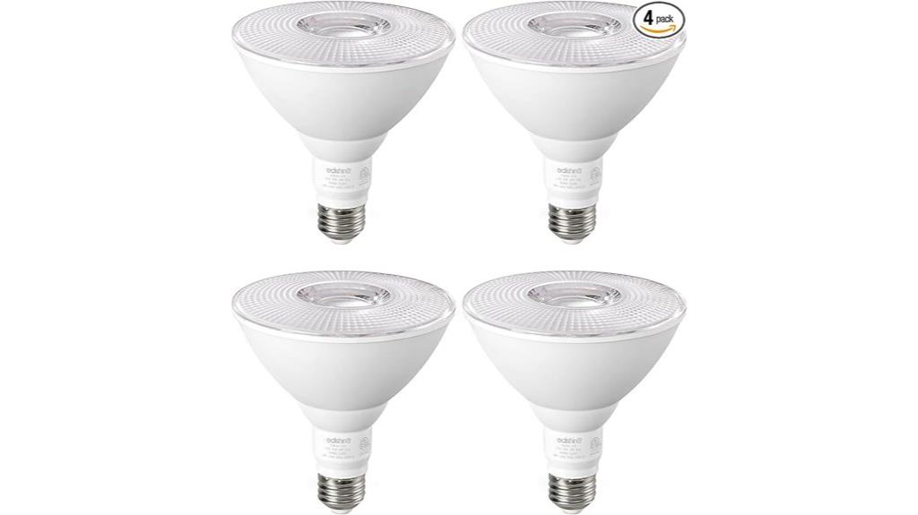 four pack edishine flood bulbs