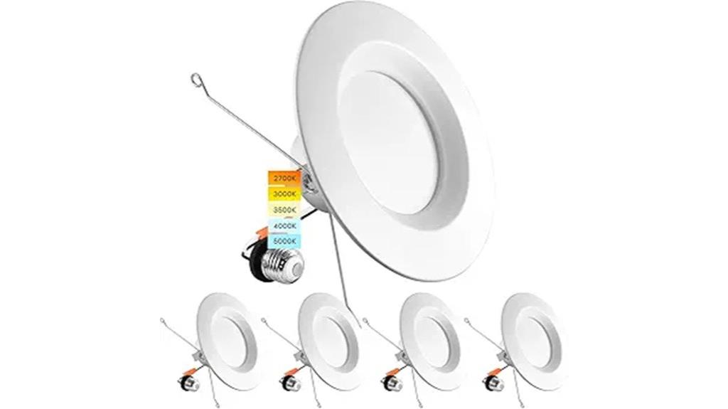 four pack recessed led lights