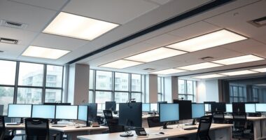 glare free office lighting