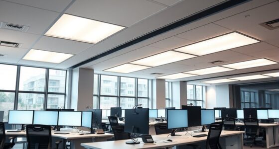 glare free office lighting