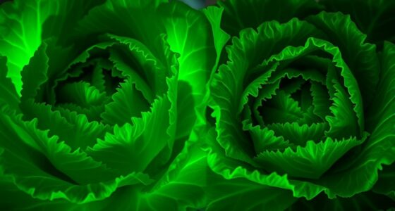 green light enhances lettuce