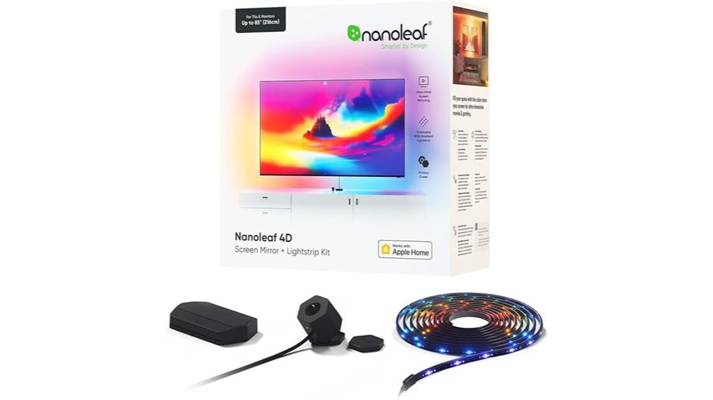 led backlight with camera