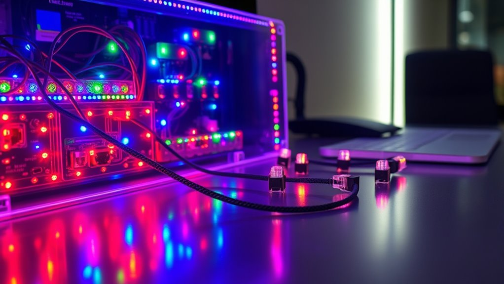 led power via ethernet
