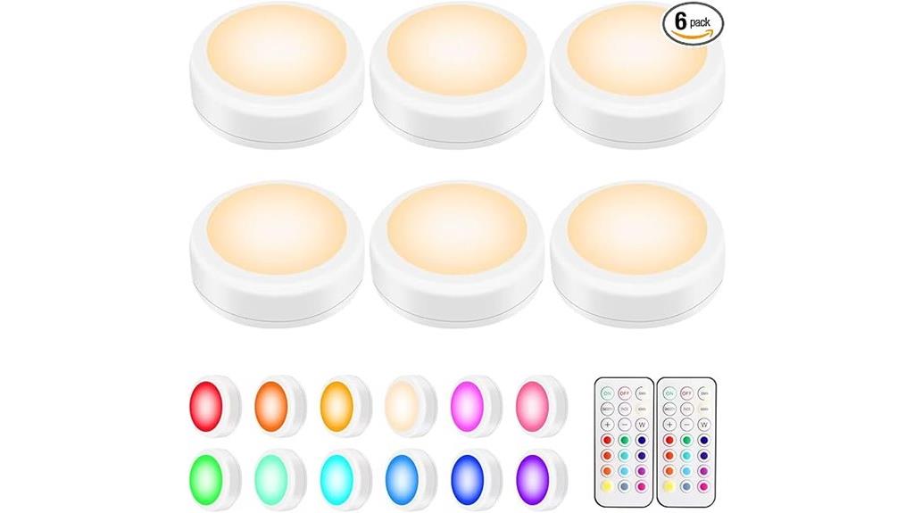 led puck lights with remote