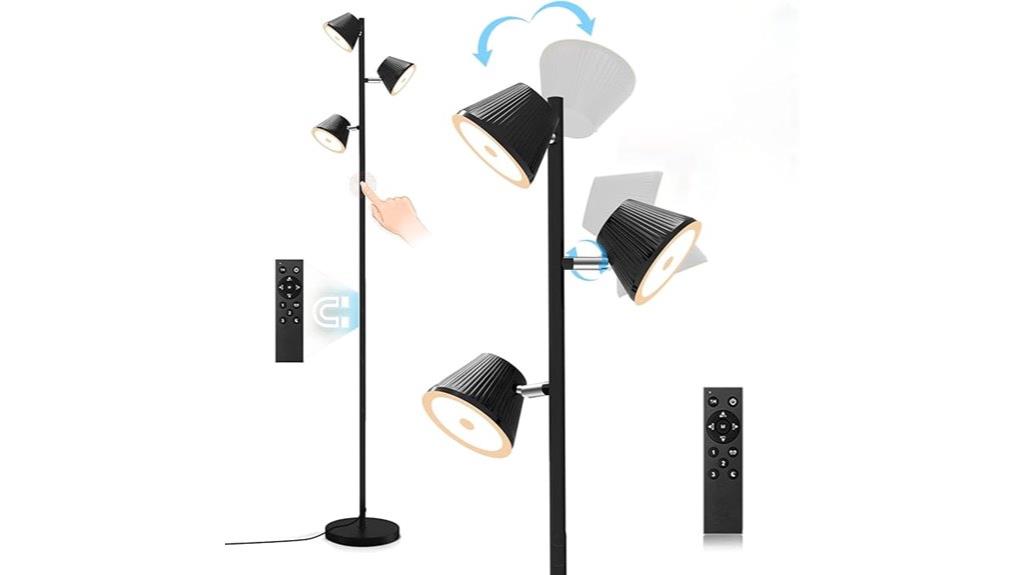 led tree floor lamp