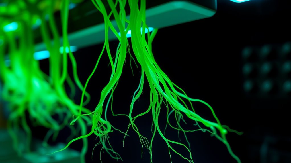light controlled root development