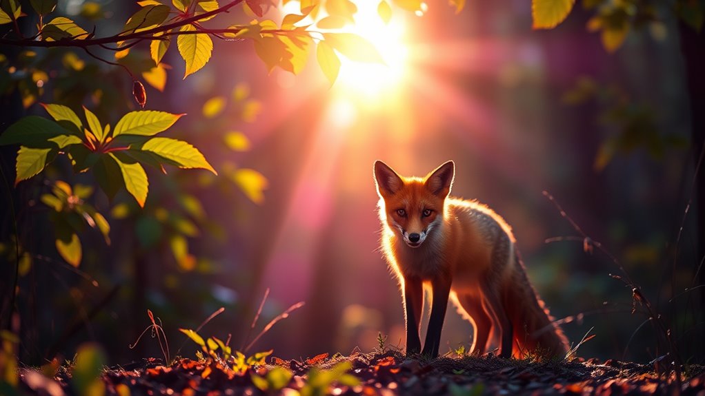 light shapes animal behavior