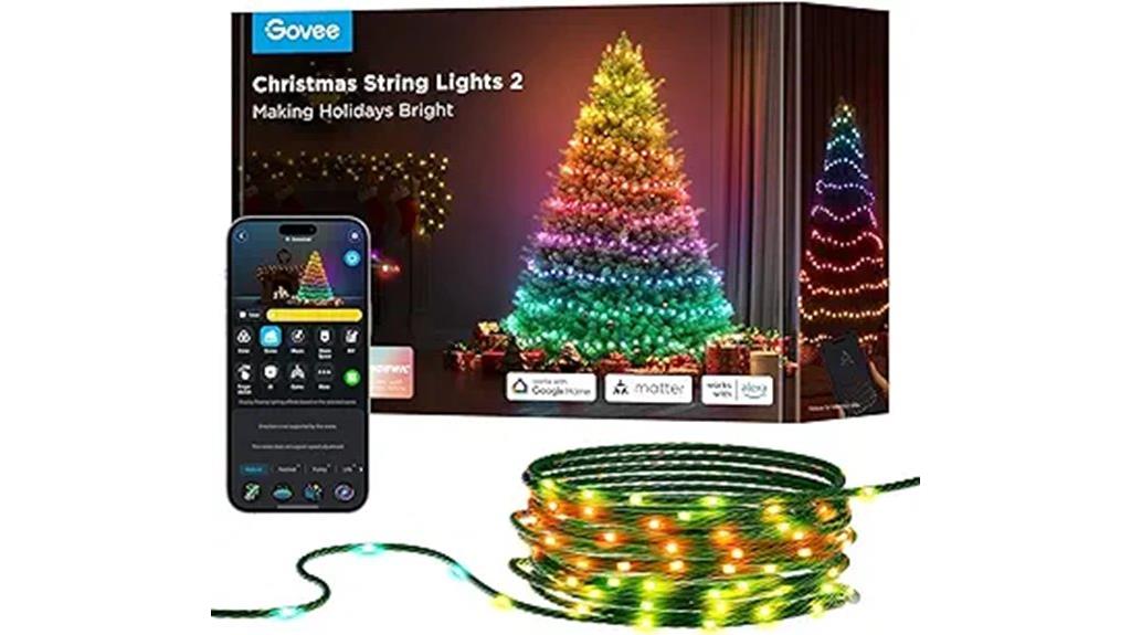 long colorful smart lights