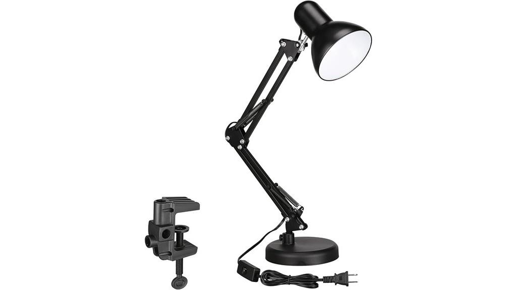 metal clamp on desk lamp