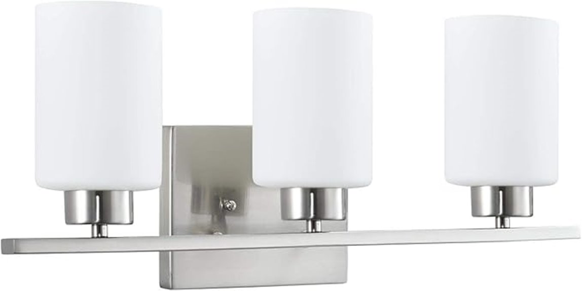 modern cylinder vanity fixture