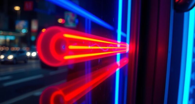 neon gas emission colors