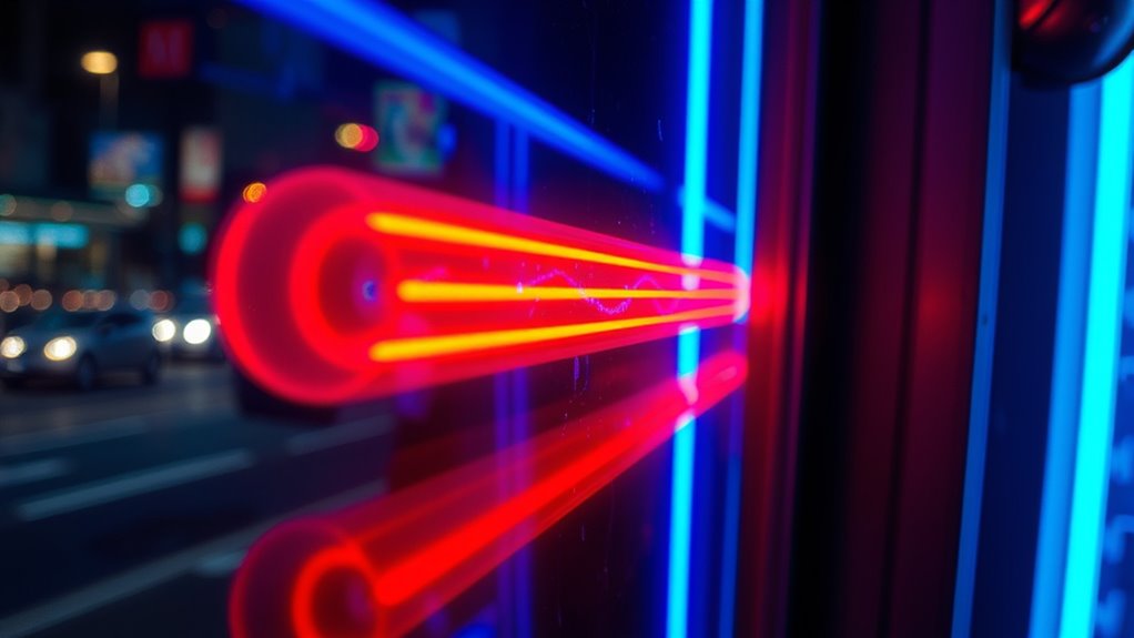 neon gas emission colors