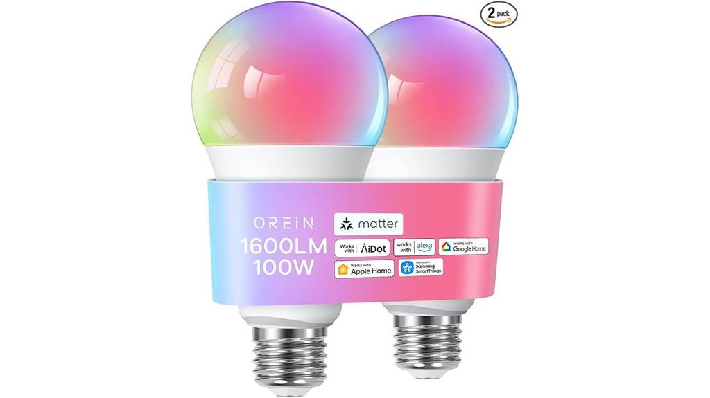 orein smart light bulb pack