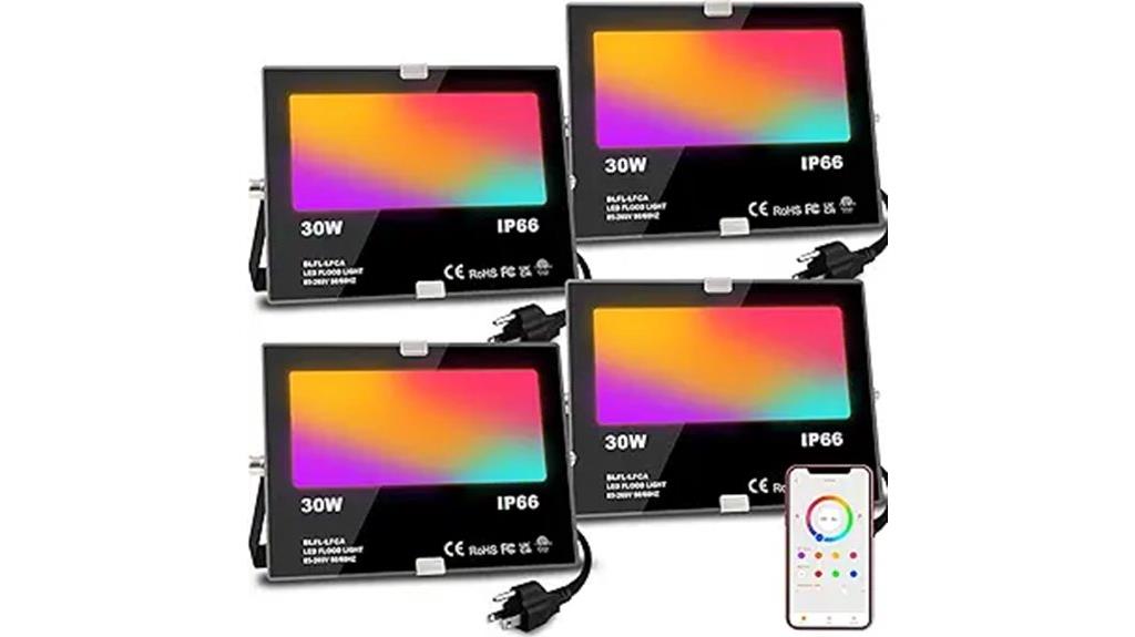outdoor rgb flood light