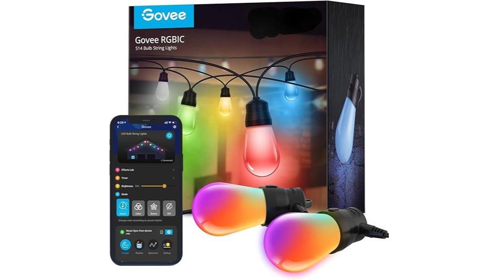 outdoor smart string lights