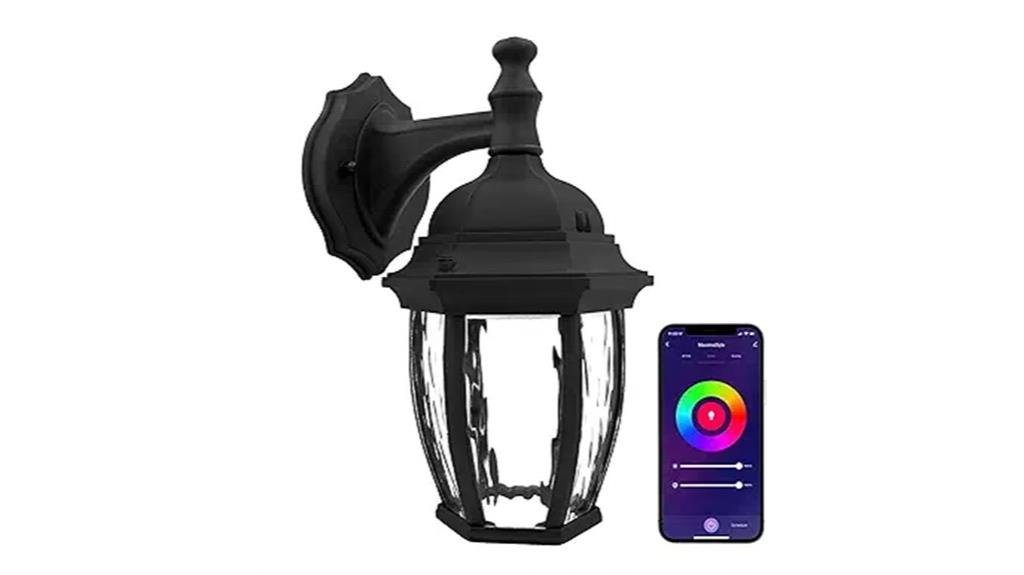 outdoor wifi wall light