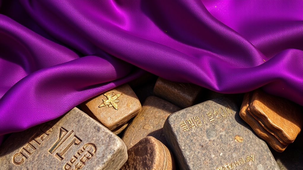 purple symbolizes divine authority