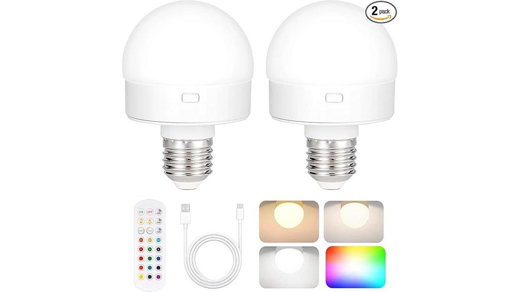 rechargeable led light bulbs