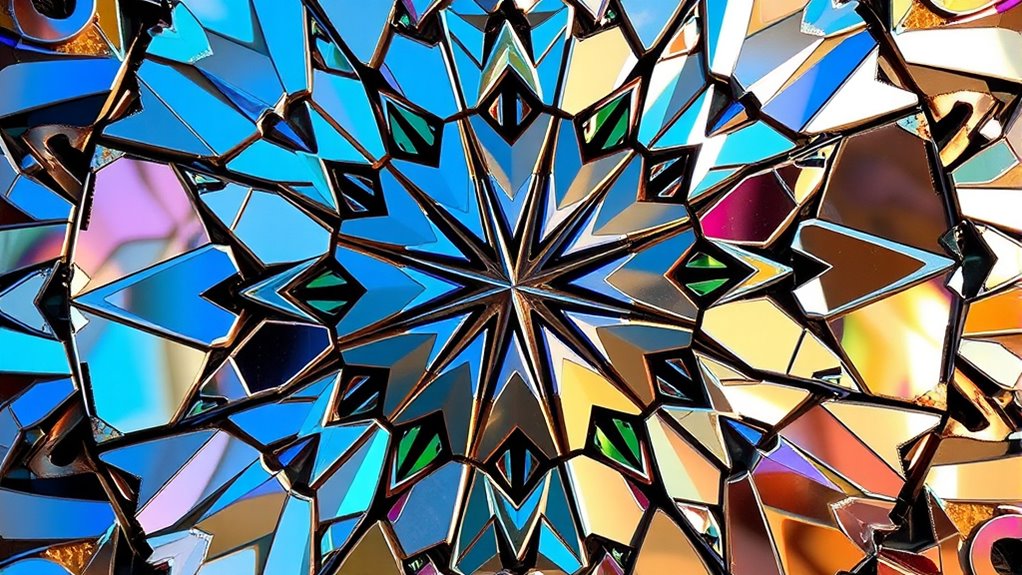 recycling mirrors for kaleidoscopes