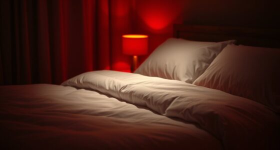 red light promotes longer sleep
