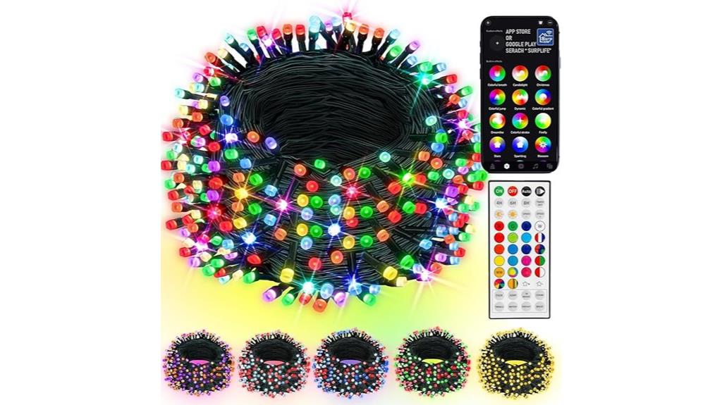 rgb christmas lights remote