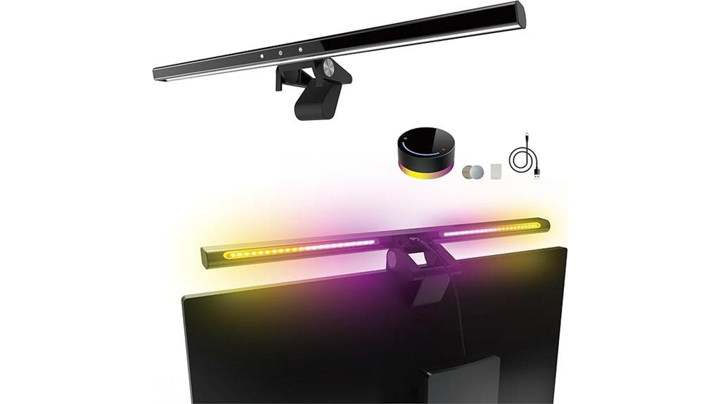 rgb monitor light bar