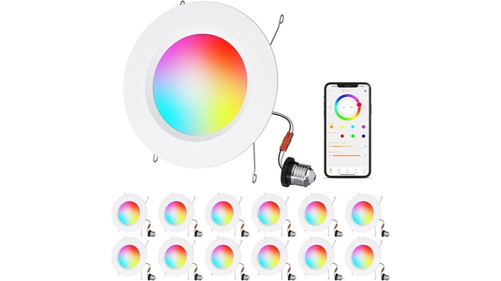 rgb recessed can lights