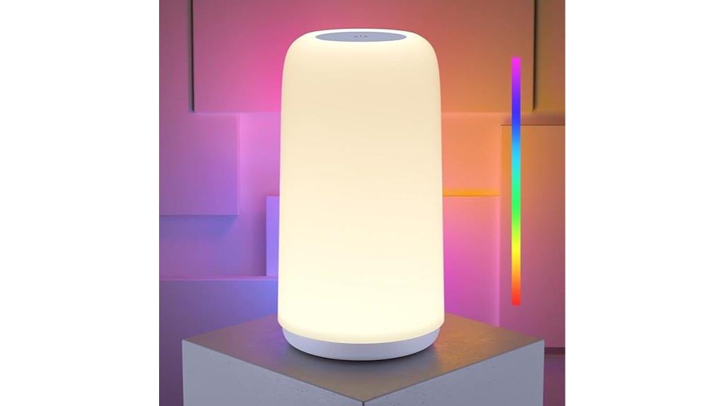 rgb touch nightstand lamp