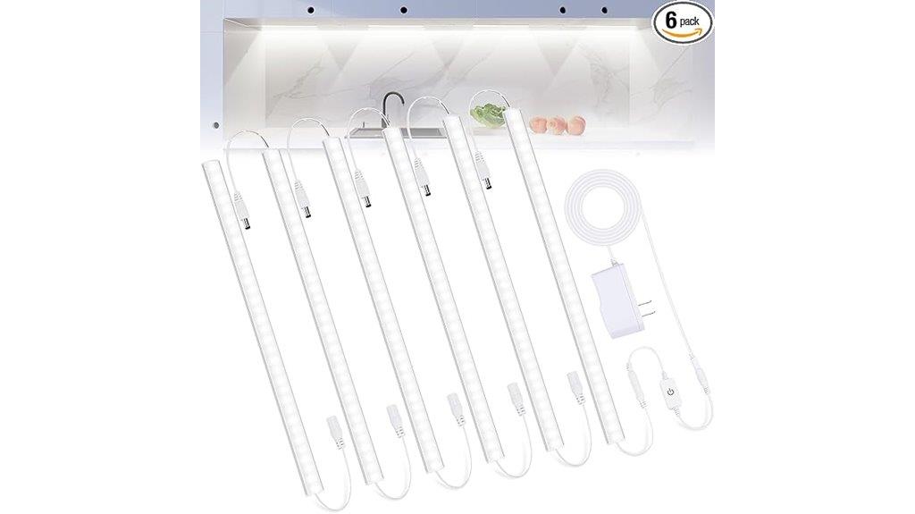 six pack dimmable leds