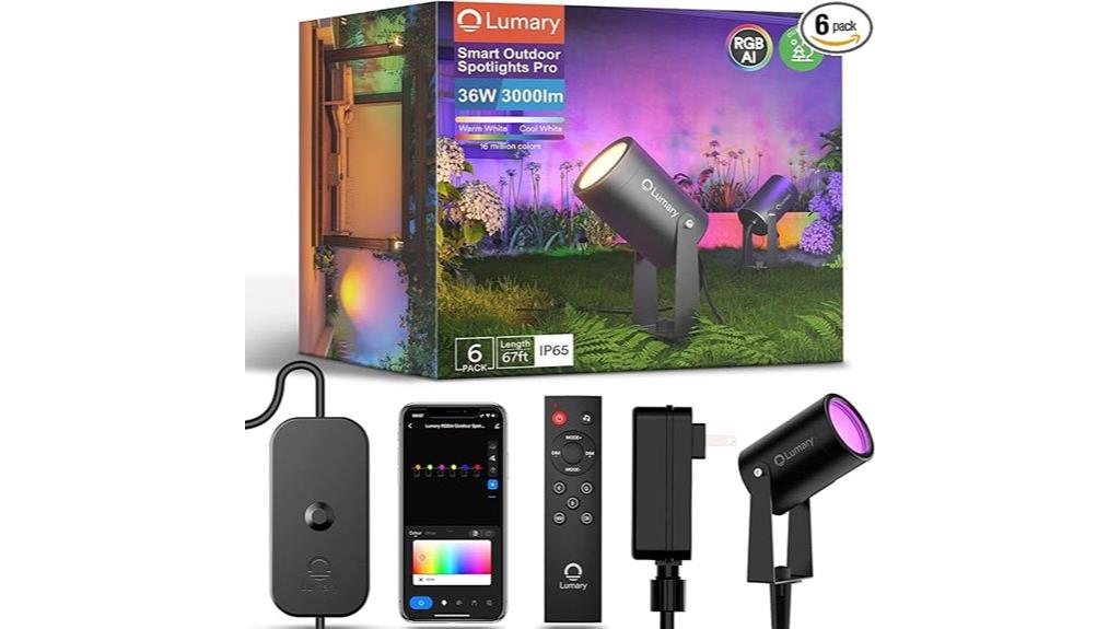 six pack smart landscape lighting