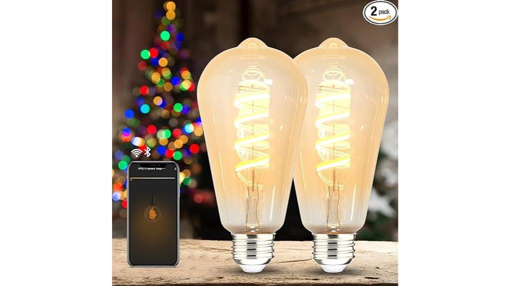 smart edison bulb pack