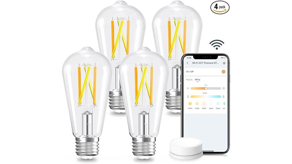 smart edison bulb set