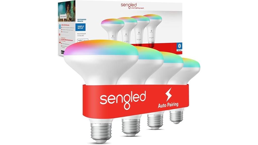 smart flood light bulb pack