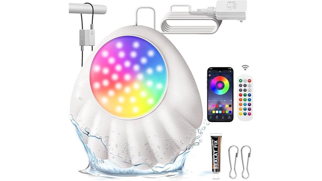 smart rgb pool lighting